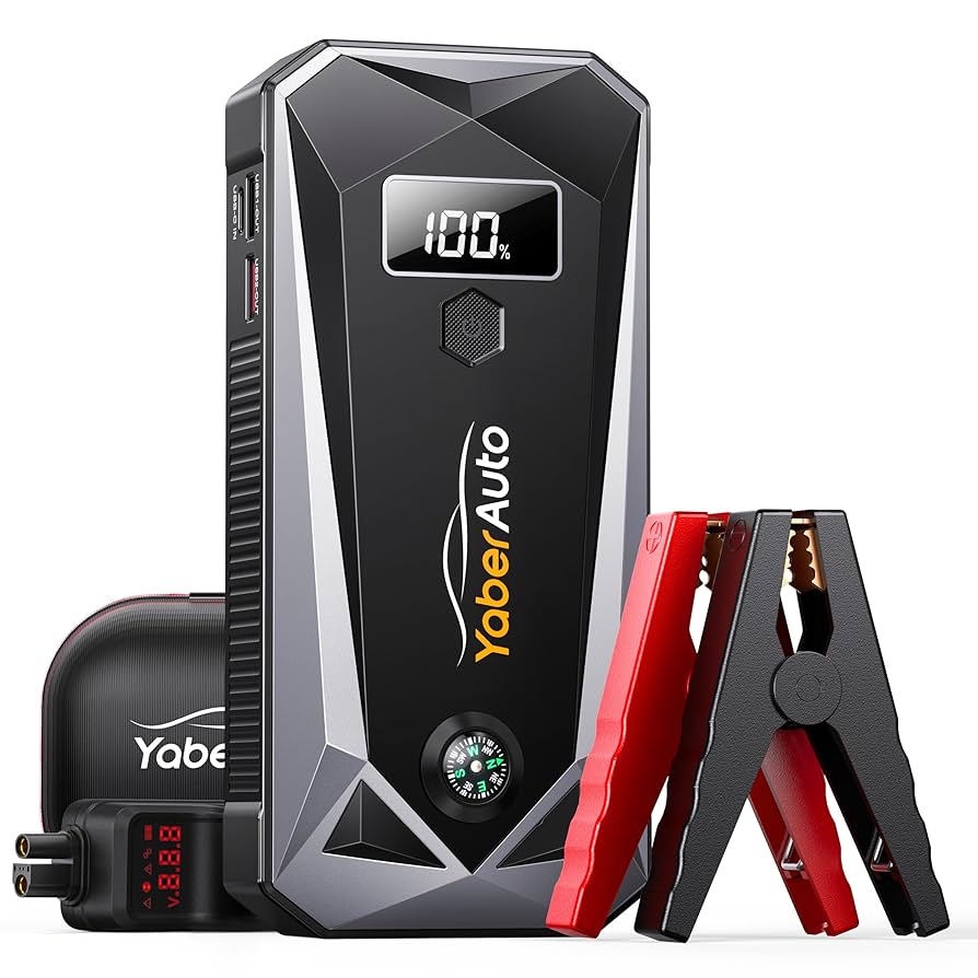新品　YABER ジャンプスターター Amazon.com: YaberAuto 5500A Car Battery Jump Starter for All